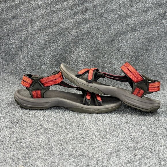 Teva Terra Fi Lite Hiking Sandals Women Size 9 Red Athleitc Summer Outdoor Shoes - Picture 7 of 14